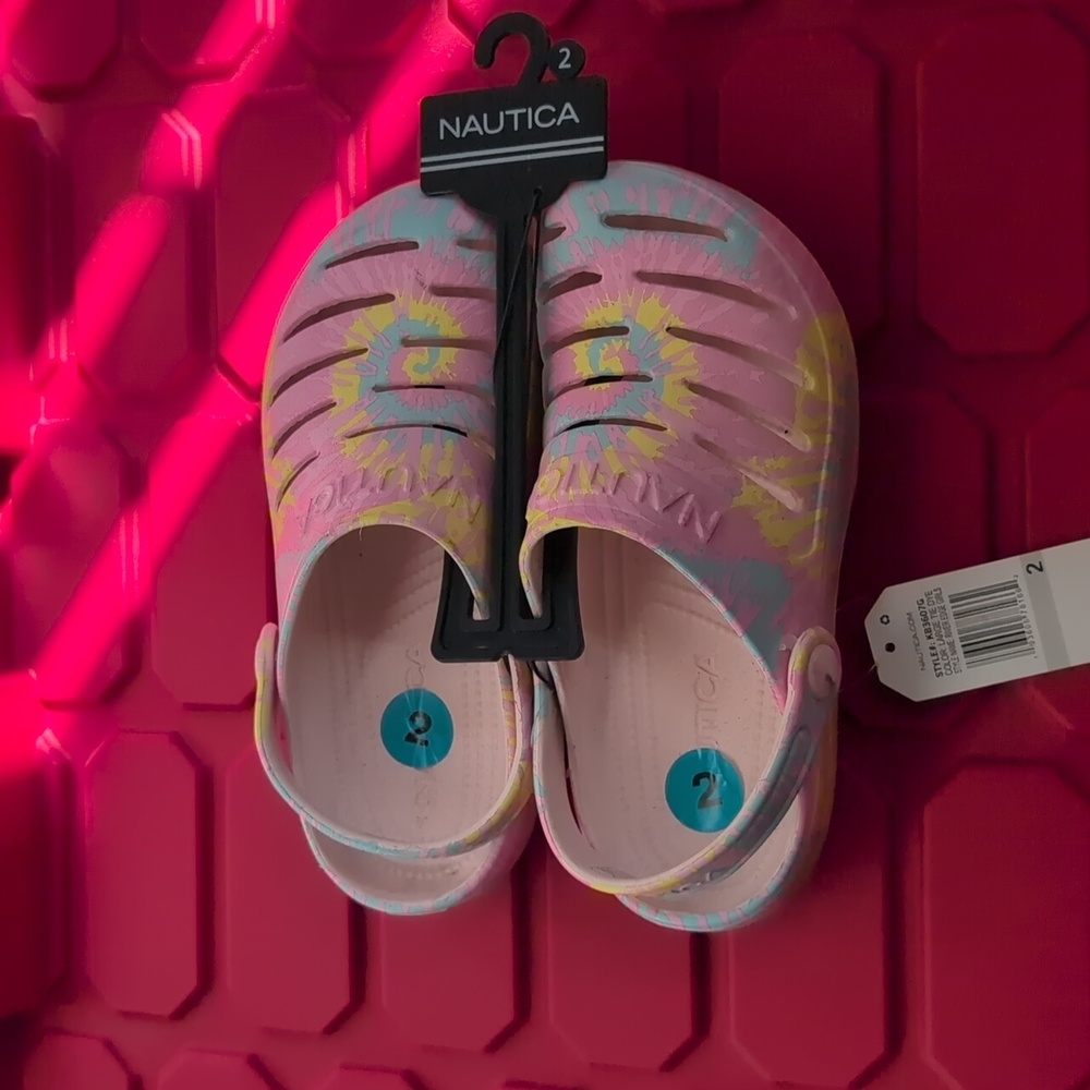 Nautica Kids' Pink and Yellow Water Shoes